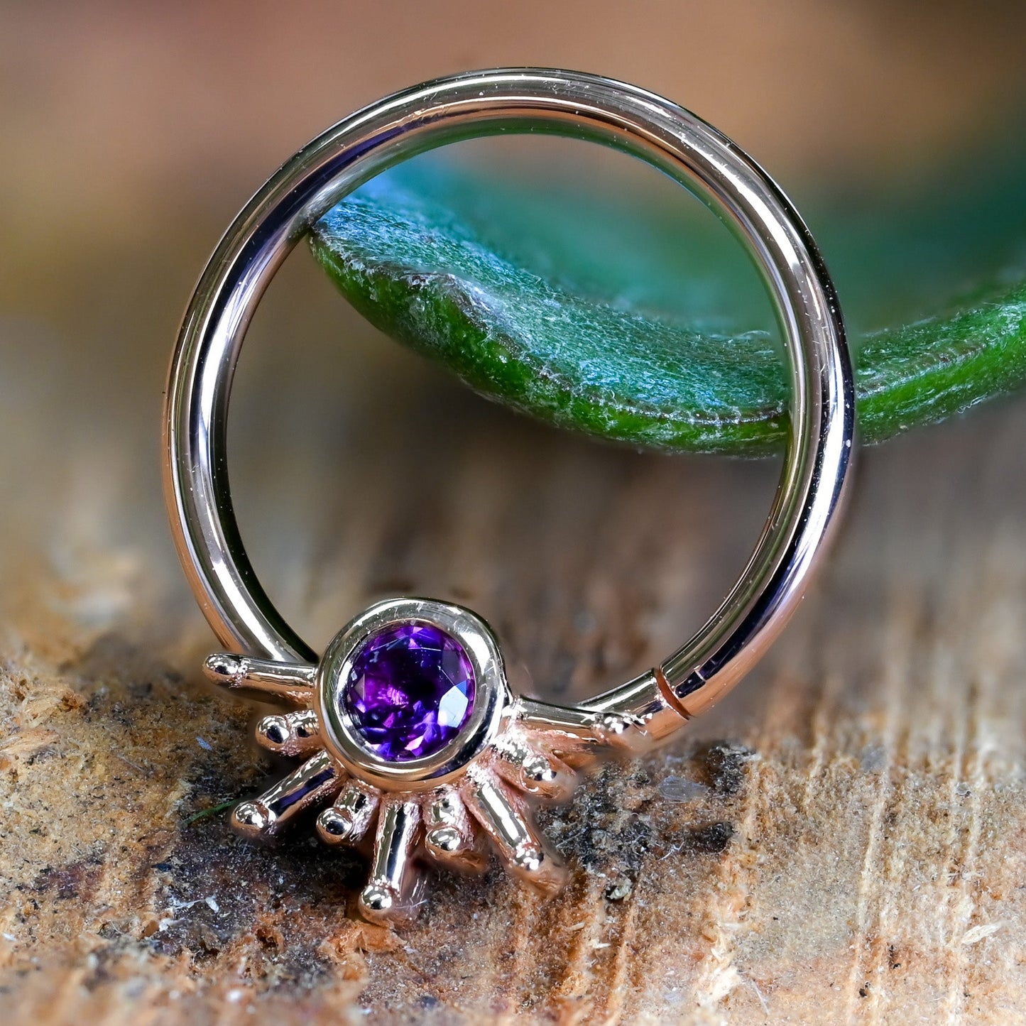 Amethyst Live To Tell Seam Ring