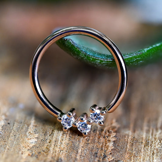 Muse Seam Ring in CZ