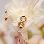 Load image into Gallery viewer, Honeycomb Citrine Charm
